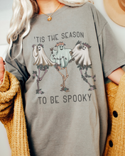 Load image into Gallery viewer, Halloween Comfort Colors® T-Shirt, Tis The Season To Be Spooky Women&#39;s Halloween Design Tee, Retro Design T-Shirt
