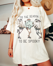 Load image into Gallery viewer, Halloween Comfort Colors® T-Shirt, Tis The Season To Be Spooky Women&#39;s Halloween Design Tee, Retro Design T-Shirt
