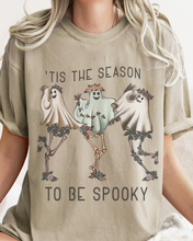 Load image into Gallery viewer, Halloween Comfort Colors® T-Shirt, Tis The Season To Be Spooky Women&#39;s Halloween Design Tee, Retro Design T-Shirt
