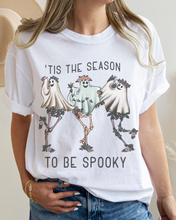 Load image into Gallery viewer, Halloween Comfort Colors® T-Shirt, Tis The Season To Be Spooky Women&#39;s Halloween Design Tee, Retro Design T-Shirt
