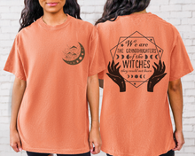 Load image into Gallery viewer, We Are the Granddaughters Halloween Comfort Colors® Front and Back Design T-Shirt, Women&#39;s Shirt
