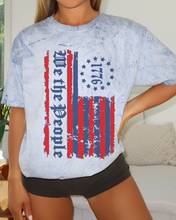 Load image into Gallery viewer, We The People Unisex -Size 4th of July T-Shirt, Comfort Colors Color Blast Garment-Dyed Tee,
