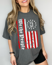 Load image into Gallery viewer, We The People Comfort Colors® Shirt, Trendy 4th Of July T-Shirt, Garment Dyed T-Shirt
