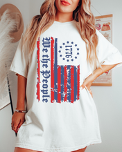 Load image into Gallery viewer, We The People Comfort Colors® Shirt, Trendy 4th Of July T-Shirt, Garment Dyed T-Shirt
