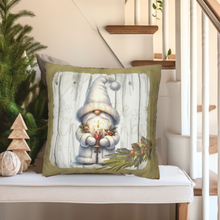 Load image into Gallery viewer, Christmas Pillow Cover, White Christmas Pillow Cover, Rustic Christmas, Holiday Pillow Cover, Farmhouse Decor Pillow, Christmas Porch Decor
