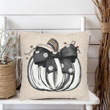 Load image into Gallery viewer, Fall Pillow Covers, Fall Pastel Pumpkins, Country Square Pillow Covers, Pillow Cover Set, Pillowcase Set
