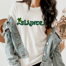 Load image into Gallery viewer, Women&#39;s Slainte St. Patrick&#39;s Day Crewneck Sweatshirt or T-Shirt Unisex Cozy Gildan Pullover or T-Shirt
