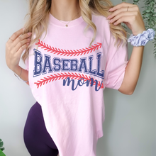 Load image into Gallery viewer, Baseball Mom Comfort Colors® T-Shirt, Spring or Summer Tee, Gift for Mom, Distressed, Retro Design Baseball Mom T-Shirt
