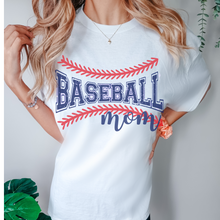 Load image into Gallery viewer, Baseball Mom Comfort Colors® T-Shirt, Spring or Summer Tee, Gift for Mom, Distressed, Retro Design Baseball Mom T-Shirt
