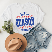 Load image into Gallery viewer, Women&#39;s Spring or Summer Tis The Season 2023 Crewneck Sweatshirt Hoodie T-Shirt or Tank Retro Baseball Design Spring Gift for Mom
