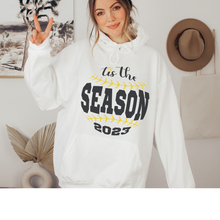 Load image into Gallery viewer, Women&#39;s Spring or Summer Tis The Season 2023 Crewneck Sweatshirt Hoodie T-Shirt or Tank Retro Baseball Design Spring Gift for Mom
