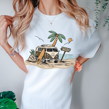 Load image into Gallery viewer, Always Free Shipping! Trendy Comfort Colors® Retro Hippie Beach Van T-shirt, Spring Break or Summer T-Shirt Daytona CityBeach Beach Spring Break T-Shirt
