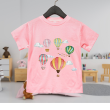 Load image into Gallery viewer, Kids Watercolor Balloons T-Shirts Toddler and Youth Sizes Hand Painted Balloons Spring Summer Tees Bella &amp; Canvas Soft Shirts Boys or Girls
