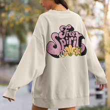 Load image into Gallery viewer, Free Spirit Unisex Heavy Blend™ Crewneck Sweatshirt Vintage, Retro Free Spirit Design Hippie Pullover Choose Front or Back Design
