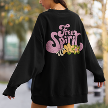 Load image into Gallery viewer, Free Spirit Unisex Heavy Blend™ Crewneck Sweatshirt Vintage, Retro Free Spirit Design Hippie Pullover Choose Front or Back Design
