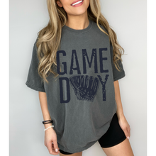 Load image into Gallery viewer, Game Day Comfort Colors® T-Shirt, Spring or Summer Tee, Gift for Mom, Distressed Design Game Day T-Shirt, Baseball T-Shirt
