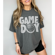 Load image into Gallery viewer, Game Day Comfort Colors® T-Shirt, Spring or Summer Tee, Gift for Mom, Distressed Design Game Day T-Shirt, Baseball T-Shirt
