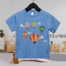 Load image into Gallery viewer, Kids Watercolor Balloons T-Shirts Toddler and Youth Sizes Hand Painted Balloons Spring Summer Tees Bella &amp; Canvas Soft Shirts Boys or Girls
