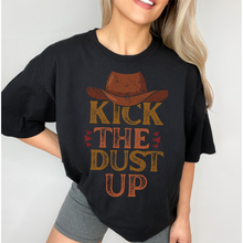 Load image into Gallery viewer, Kick the Dust Up Comfort Colors® T-Shirt, Spring or Summer Tee, Gift for Mom, Retro-Inspired T-Shirt, Country Music Festival T-Shirt
