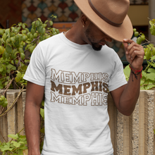 Load image into Gallery viewer, Trendy Memphis Unisex Comfort Colors® T-shirt, Retro Music Scene, Music Festival Spring or Summer T-Shirt, Watermelon Terra Cotta or White
