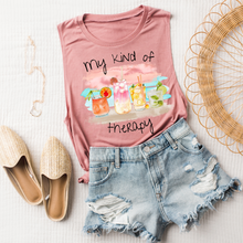 Load image into Gallery viewer, Spring or Summer Tank Top, My Kind Of Therapy Tank, Mother's Day Gift for Mom, Spring Break Tank
