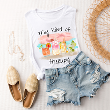 Load image into Gallery viewer, Spring or Summer Tank Top, My Kind Of Therapy Tank, Mother's Day Gift for Mom, Spring Break Tank
