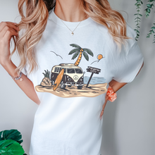 Load image into Gallery viewer, Always Free Shipping! Trendy Comfort Colors® Retro Hippie Beach Van T-shirt, Spring Break or Summer T-Shirt Panama CityBeach Beach Spring Break T-Shirt
