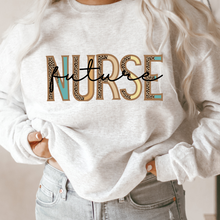 Load image into Gallery viewer, Women's Future Nurse Unisex Sized Crewneck Sweatshirt Trendy Nurse Gift for Graduation Design in Ash, Sand and White
