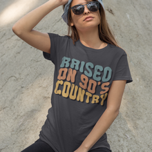 Load image into Gallery viewer, Always Free Shipping! Trendy Comfort Colors®, Raised on 90&#39;s Country, Unisex T-Shirt, Retro Design Shirt Gift, Country Music Festival Tee
