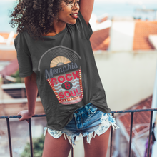 Load image into Gallery viewer, Trendy Rock and Soul Unisex Comfort Colors® T-shirt, Memphis Music Scene, Music Festival Spring or Summer T-Shirt, Pepper, Black or White
