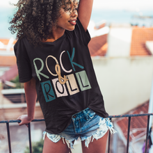 Load image into Gallery viewer, Always Free Shipping! Trendy Comfort Colors®, Rock &amp; Roll, Unisex T-Shirt, Retro Design Shirt Gift, Music Festival Tee
