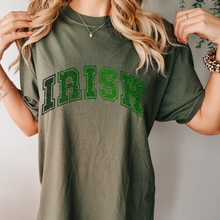 Load image into Gallery viewer, Irish Unisex Garment-Dyed Comfort Colors® T-shirt Women&#39;s St. Patrick&#39;s Day Moss, Sage, Green or White Tees
