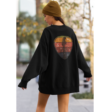 Load image into Gallery viewer, Guitar Pick Unisex Heavy Blend™ Crewneck Sweatshirt Front or Back Design Distressed Guitar Neck Design, Trendy Music Pullover
