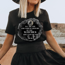 Load image into Gallery viewer, We are the Granddaughters Halloween Shirt, Women&#39;s Halloween t-shirt, Witches Halloween Tee
