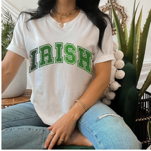 Load image into Gallery viewer, Irish Unisex Bella Canvas® T-shirt Women&#39;s St. Patrick&#39;s Day Irish White or Olive T-Shirts
