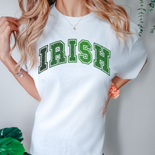 Load image into Gallery viewer, Irish Unisex Garment-Dyed Comfort Colors® T-shirt Women&#39;s St. Patrick&#39;s Day Moss, Sage, Green or White Tees
