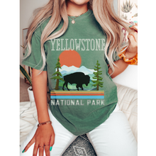 Load image into Gallery viewer, Yellowstone Comfort Colors® T-Shirt, Spring or Summer Tee, Gift for Mom, Yellowstone National Park T-Shirt, Mother's Day T-Shirt Gift
