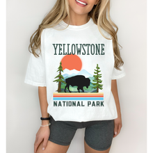 Load image into Gallery viewer, Yellowstone Comfort Colors® T-Shirt, Spring or Summer Tee, Gift for Mom, Yellowstone National Park T-Shirt, Mother's Day T-Shirt Gift
