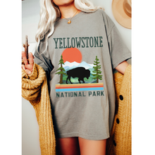 Load image into Gallery viewer, Yellowstone Comfort Colors® T-Shirt, Spring or Summer Tee, Gift for Mom, Yellowstone National Park T-Shirt, Mother's Day T-Shirt Gift
