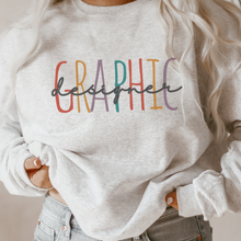 Load image into Gallery viewer, Graphic Designer Women&#39;s Unisex-Sized Crewneck Sweatshirt Professional Gift for Graduation Gift for Her Warm, Cozy Pullover
