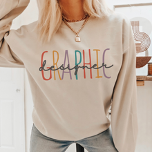 Load image into Gallery viewer, Graphic Designer Women&#39;s Unisex-Sized Crewneck Sweatshirt Professional Gift for Graduation Gift for Her Warm, Cozy Pullover
